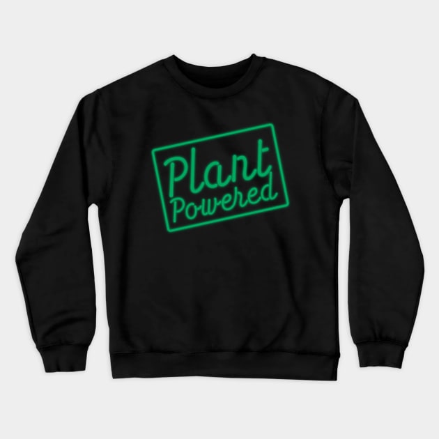 Plant powered green neon Crewneck Sweatshirt by UndergroundOrchid